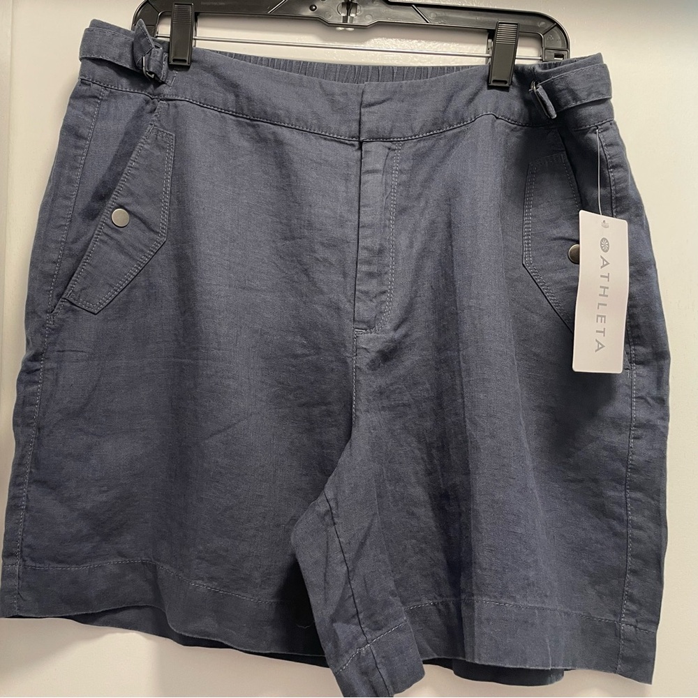 NWT Athleta Voyager Linen Shorts